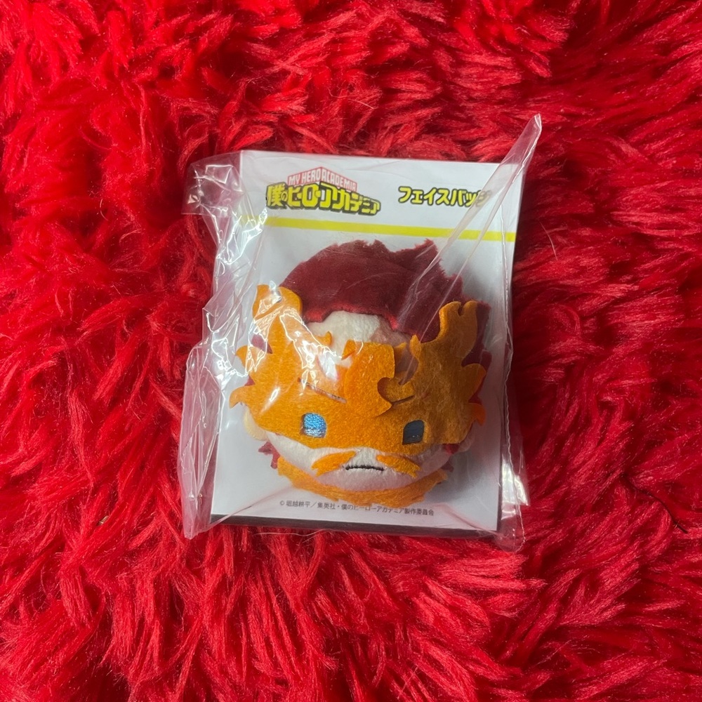 mha plush pin/badge